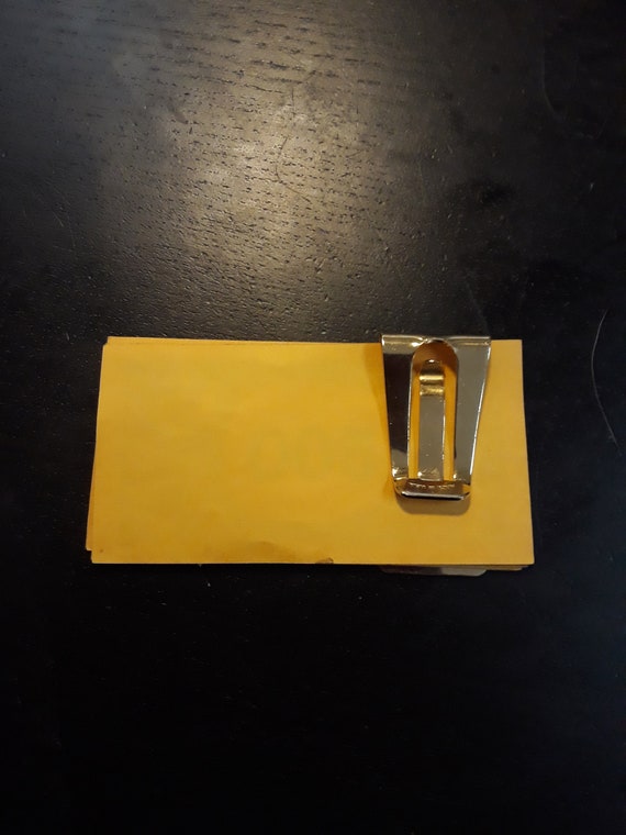 Vintage GOLD Toned MONEY Clip,vintage Money Clasp,vintage Mens