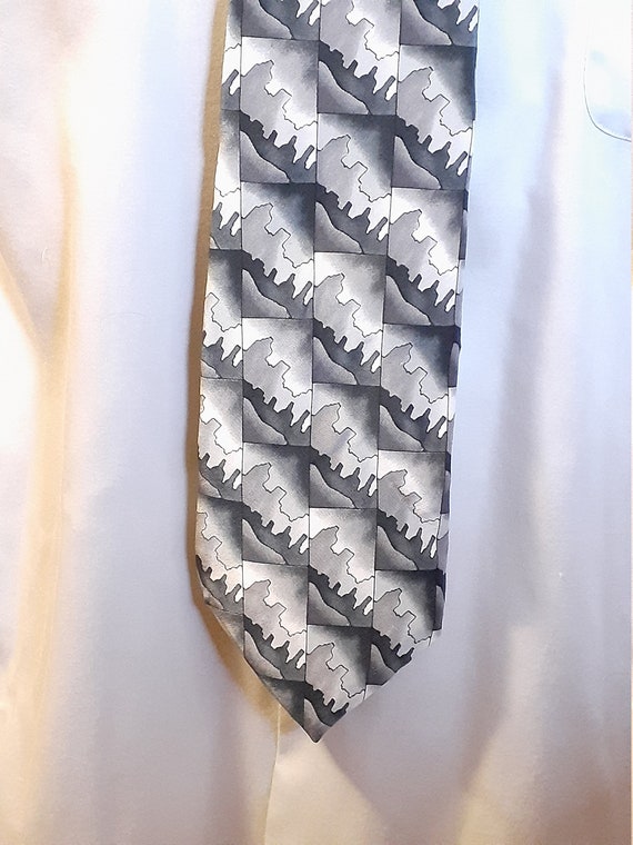 Vintage JERRY GARCIA TIE "Dawn At The Ritz Carlto… - image 4