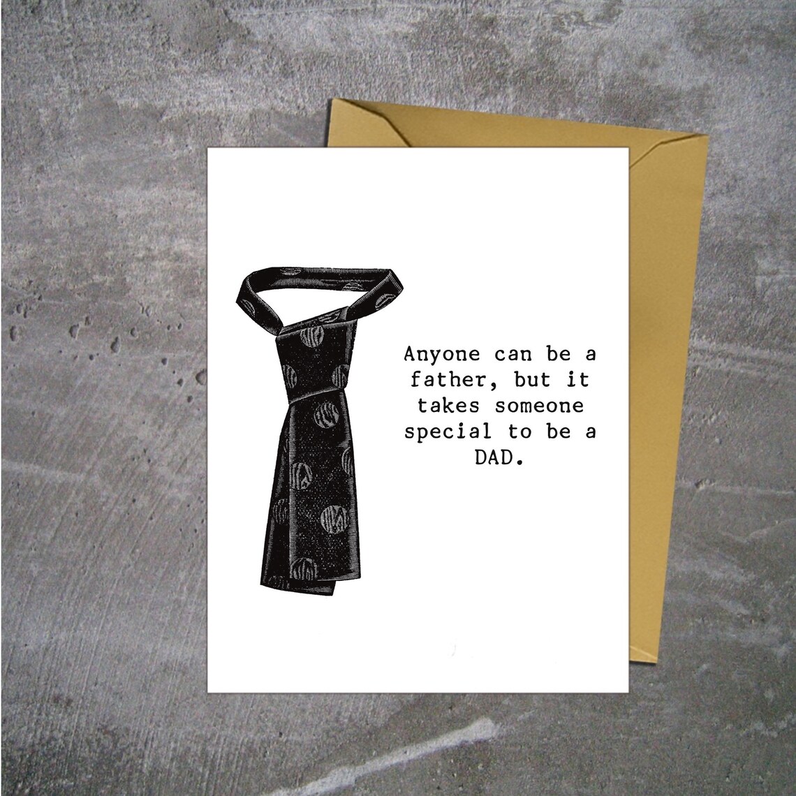 Happy Fathers Day Special Dad Card business neck tie Etsy