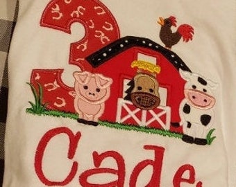 Barnyard Birthday Shirt