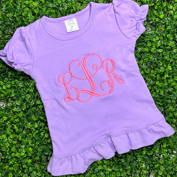 Girls Ruffle Shirt - Etsy