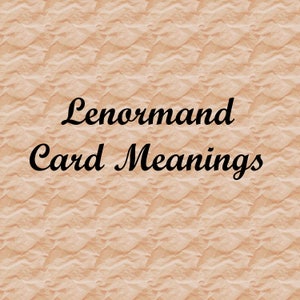 Significados das cartas Lenormand – 2 páginas