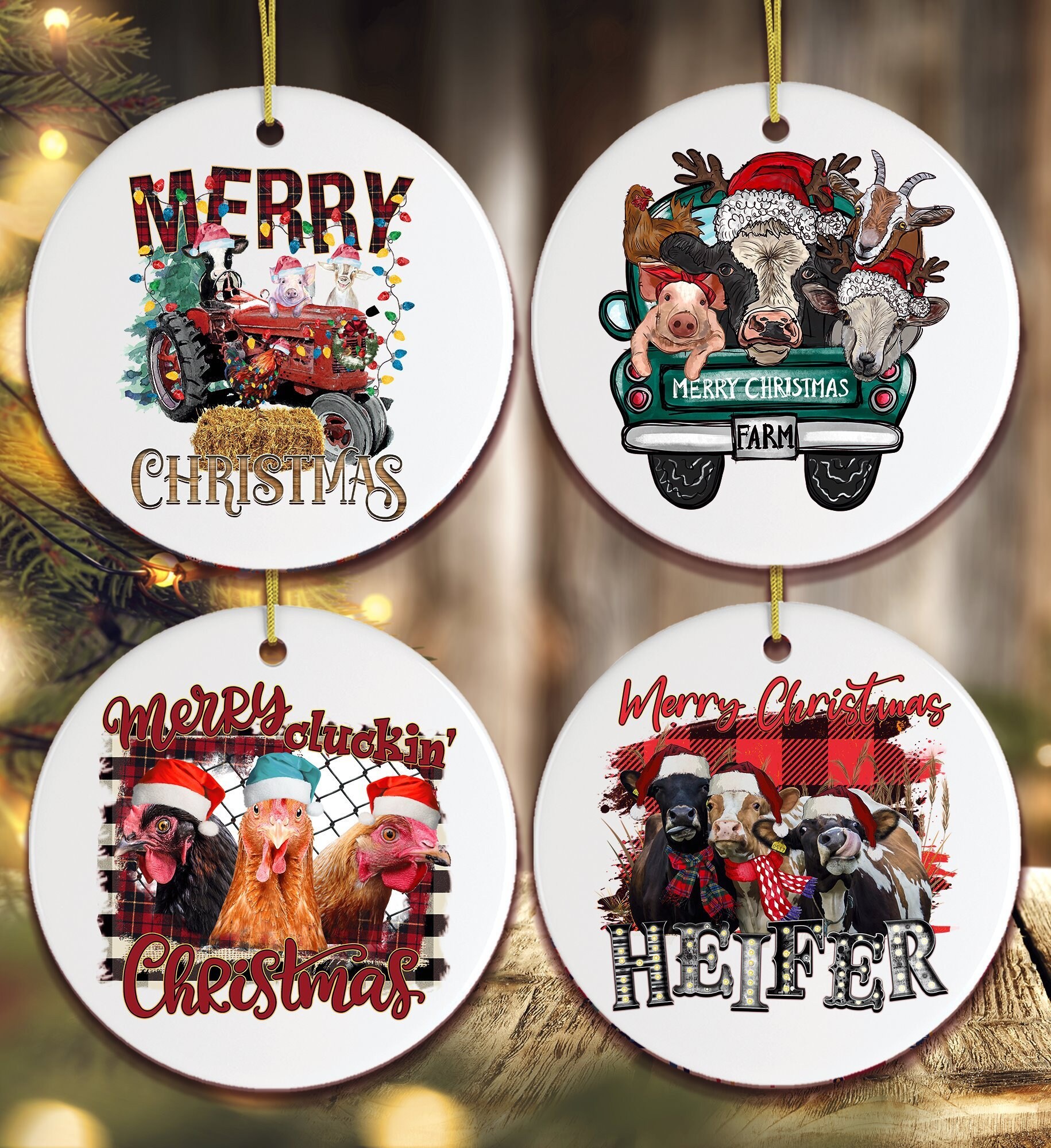 Themed Christmas Ornaments 