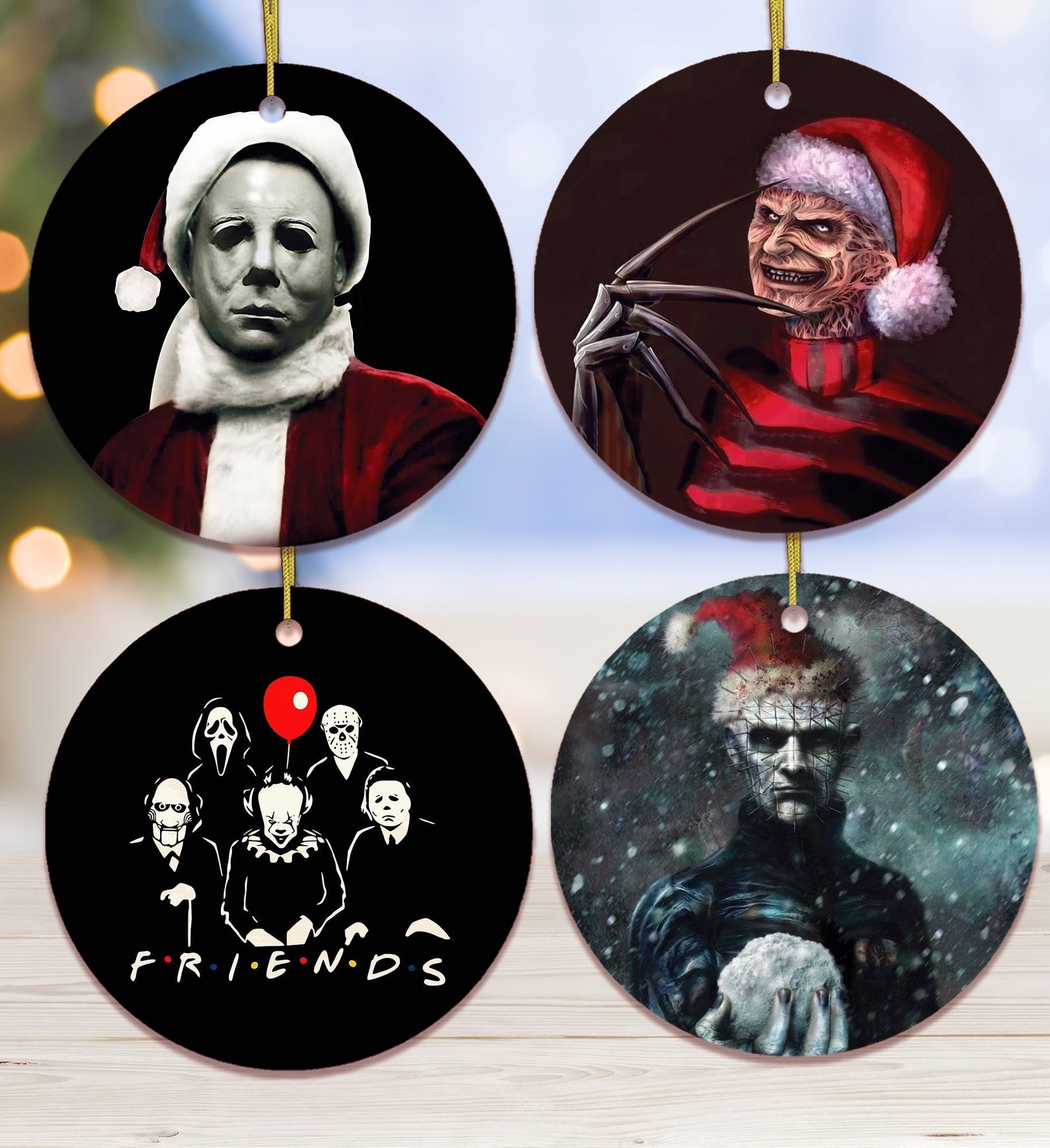 Horror Movie Ornament Bundle Etsy
