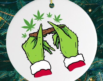 Christmas Marijuana Vector Images over 660