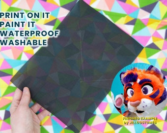 6'' X 9'' PAINTABLE PLASTIC MESH FOR VISION ON COSPLAYS, & FURSUI