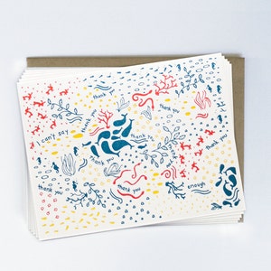 I Can't Say Thank You Enough - Set aus 6 Grußkarten // Kinship Letterpress