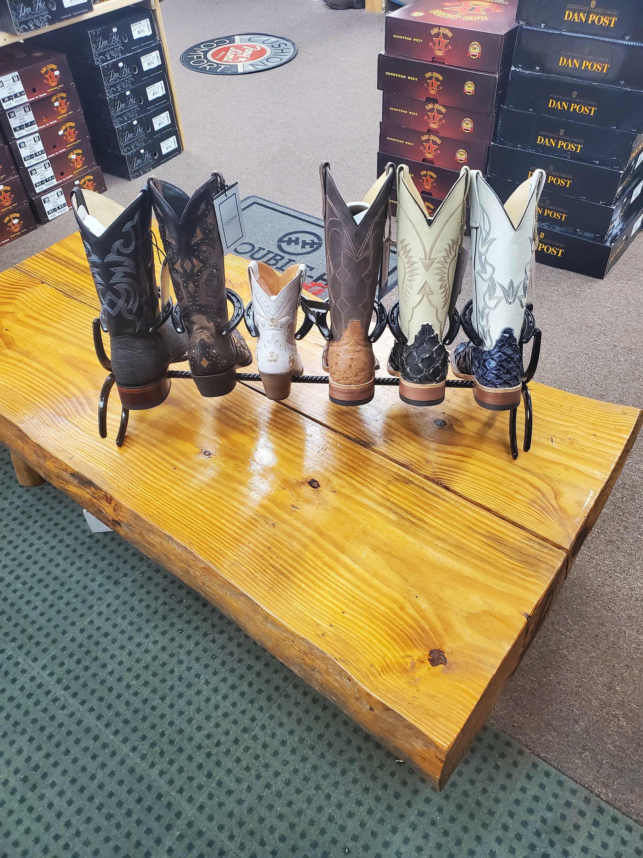 Horseshoe Boot Rack 3 Pair - Etsy