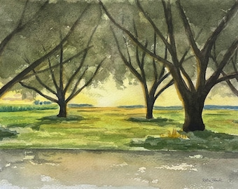 Hand Painted Custom Watercolor Painting, Custom Painting from Photo, Housewarming Gift, Anniversary Gift, Gift for Parents