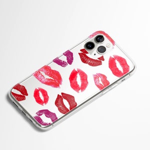 Lips, iPhone 13 case, iPhone 12 case, iPhone 15 case, iPhone 8 case, Kisses, iPhone XS case, iPhone 12 Pro case, Galaxy S20 case image 4