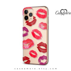 Lips, iPhone 13 case, iPhone 12 case, iPhone 15 case, iPhone 8 case, Kisses, iPhone XS case, iPhone 12 Pro case, Galaxy S20 case image 2