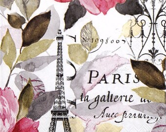 20 Servietten Serviette Paris City of love