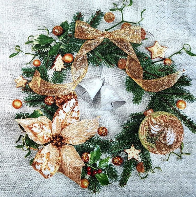 4 x Single Table Paper Napkins Nest Party //for Decoupage Craft