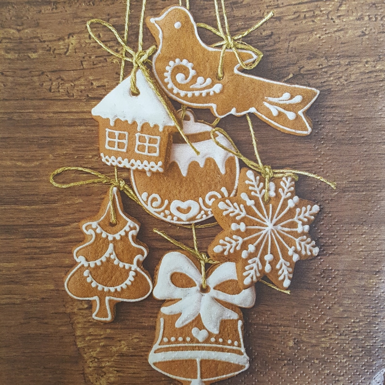 4x Paper Napkins for Decoupage Decopatch Craft O Christmas Tree Black