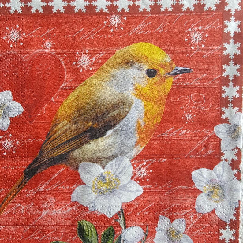4x Paper Napkins for Decoupage Decopatch Craft Early Riser