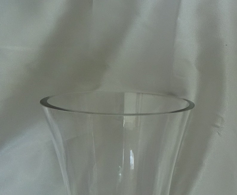 Tall Elegant Clear Hourglass Shaped Vase, Sand Ceremony Vase, Gift for Her, Wedding Gift