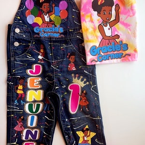 Tenue globale d'anniversaire | les enfants dans l'ensemble