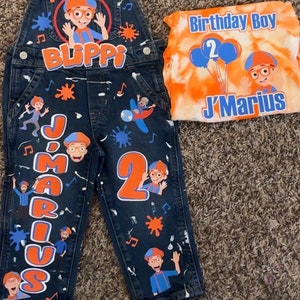 birthday overall outfit| kids overall