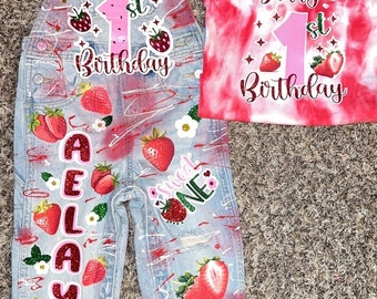 birthday overall outfit| kids overall