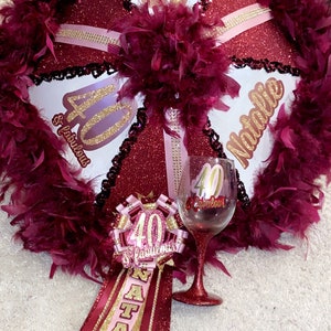 Second line Umbrellas ,pin and glass set