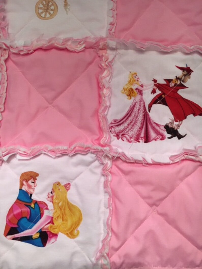 Sleeping Beauty Fray Blanket Aurora PrincessBaby Bedding Etsy