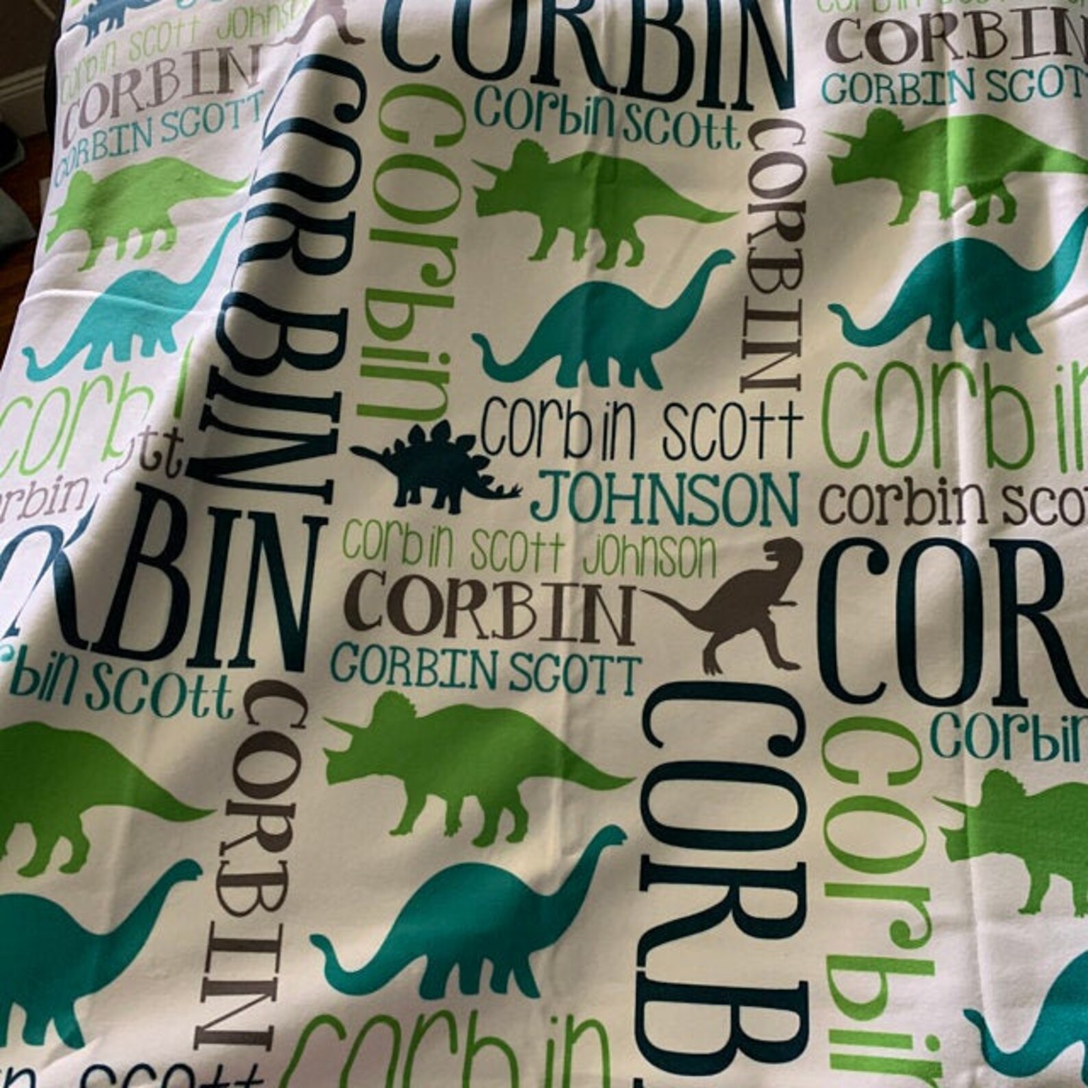 Personalized Baby Blanket Dinosaur Baby Blanket Dinosaur Etsy