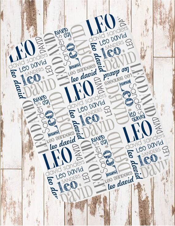 customized baby blankets with names