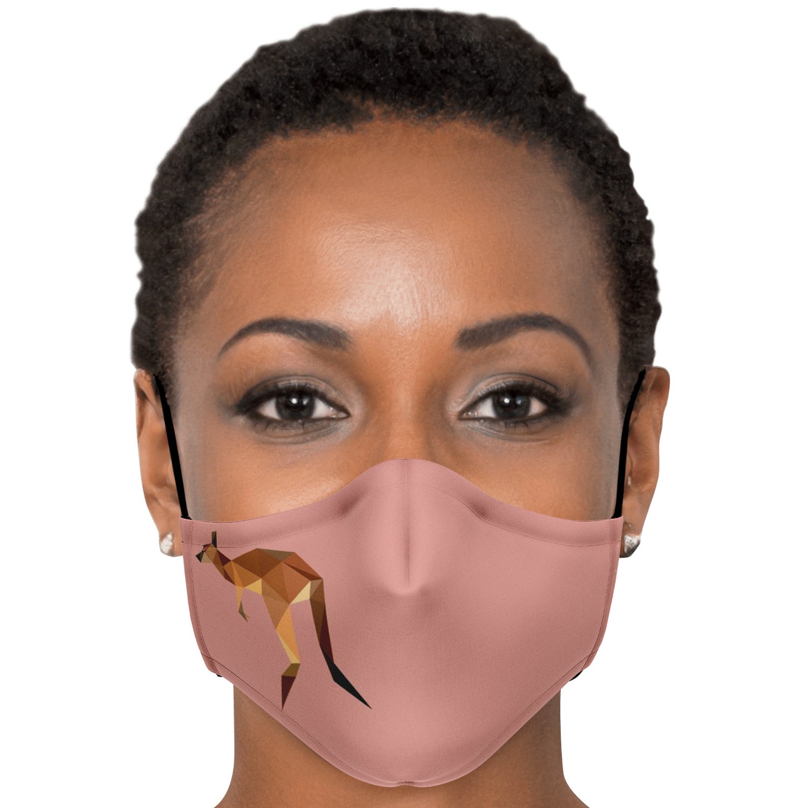 Kangaroo Face Mask ADJUSTABLE EAR LOOPS Aussie Pink Mask Etsy UK