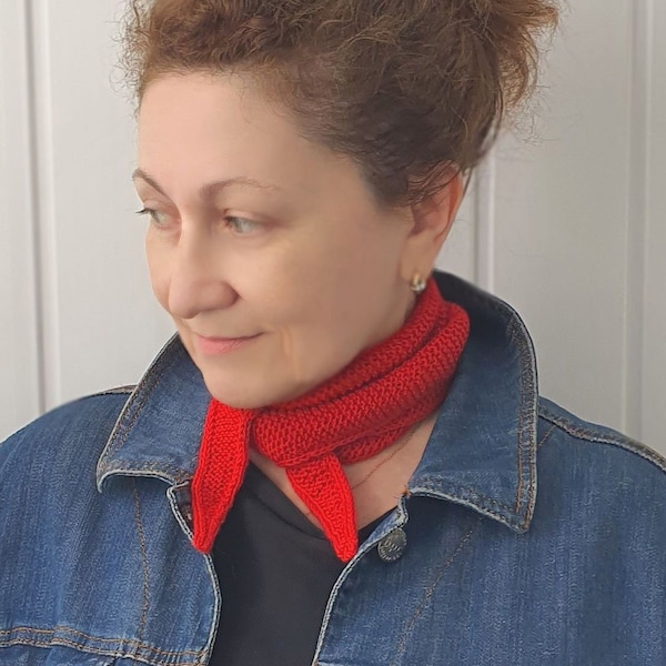 Small Neck Scarf Etsy