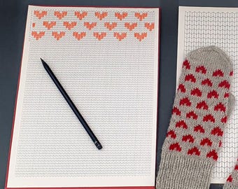 Printable Knitting Graph Paper | Colorwork Chart Templates