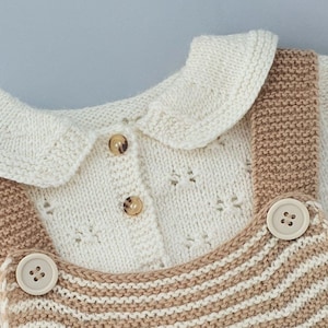 Hand Knit Baby Dress & Sweater Set