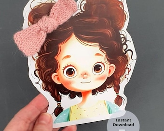 Plantilla imprimible para sujetar coleteros y tarjetas para exhibir coleteros (3 tamaños)