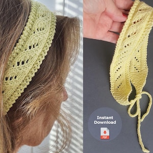 Summer Headband Knitting Pattern