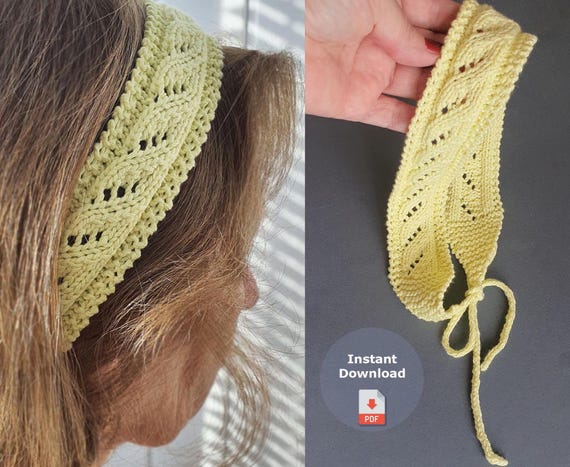 Summer Headband Knitting Pattern