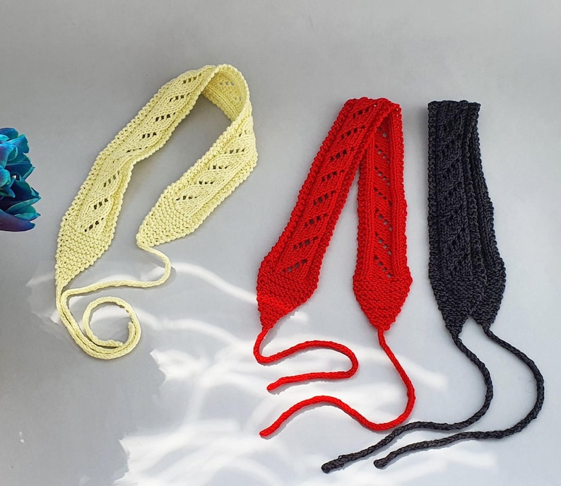 Knitting Pattern Summer Headband