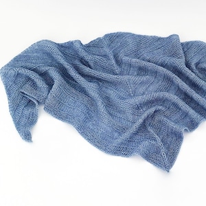 Modèle de châle triangulaire Blue Ridge