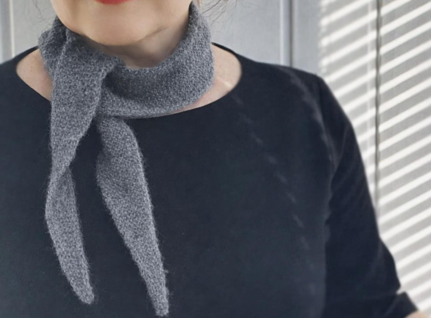 モヘア製ソフィースカーフ｜軽量ニットネックラップ - Etsy 日本