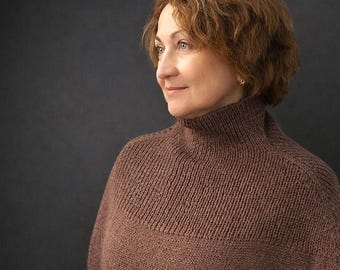Knit Vest Pattern | Oversized Sweater Vest