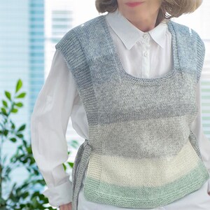 Alpaca Wool Vest: Colorful Knit Sweater Vest