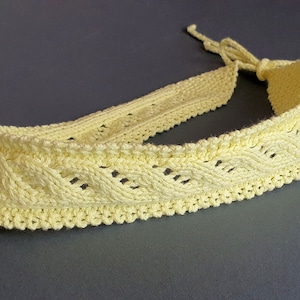 Knitting Pattern Summer Headband