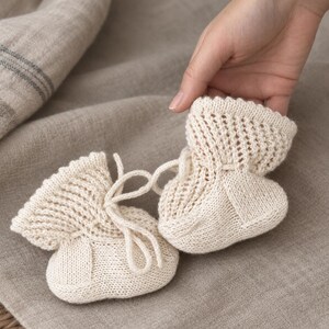 Stickmönster för babytofflor | Nyfödda babystrumpor