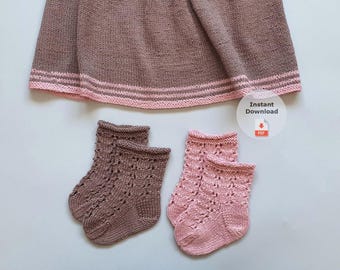 Baby Socks Knitting Pattern | Seamless Toddler Socks