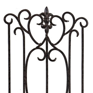 H Potter Trellis 6 ft Tall - For Climbing Plants - Wrought Iron Ornamental Metal Garden Yard Art - Outdoor Wall Decor -  Wedding Decor Gift