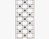 H Potter Metal Trellis Wrought Iron Grid Trellis for Garden - Flower Screen - Landscaping Hardscape for Climbing Plants like Rose & Clematis