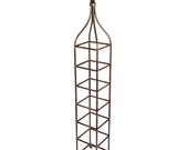 H Potter Trellis Tall Metal Obelisk Garden Trellis – Trellis for Climbing Plants in Container or Pot - Iron Trellis for Roses & Clematis