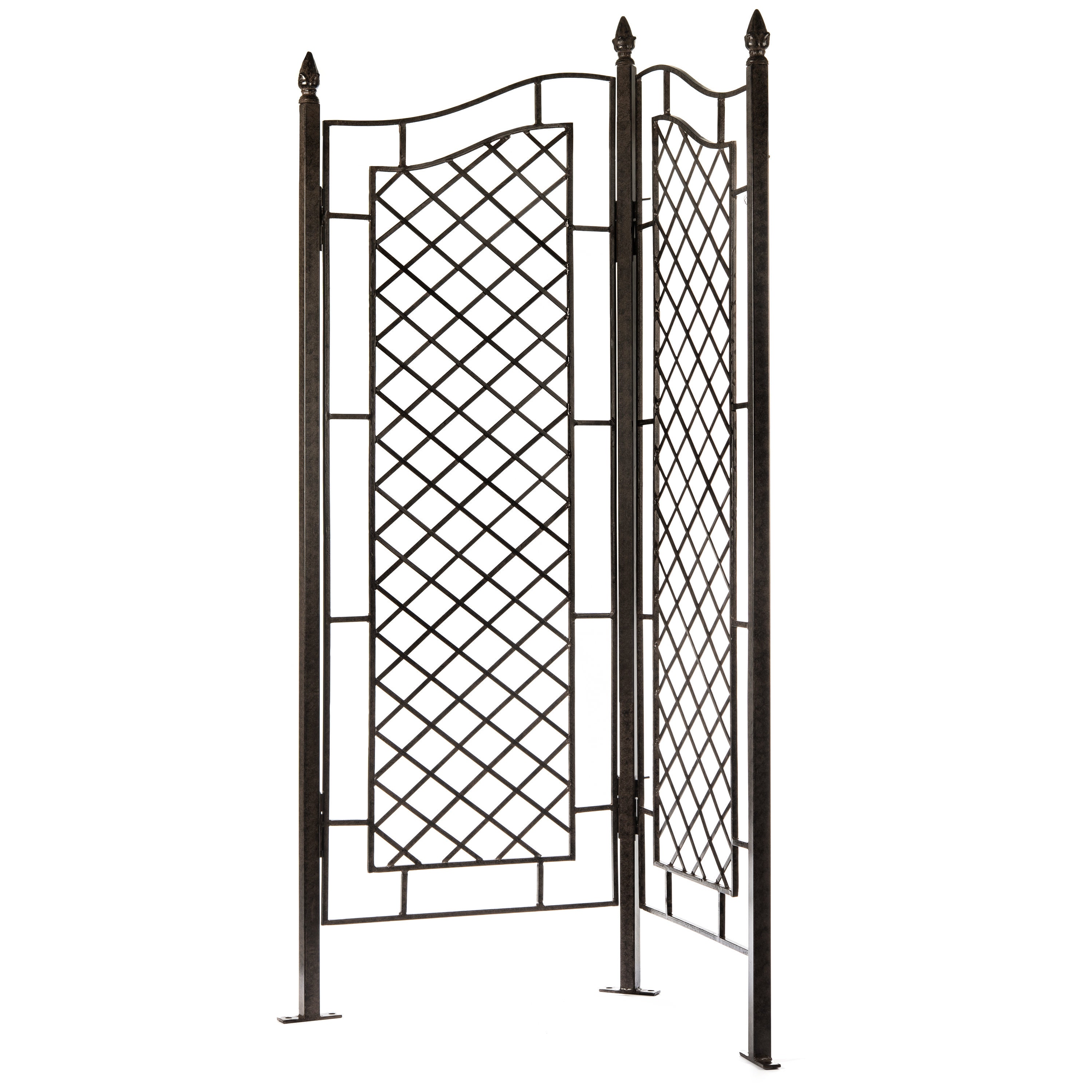 H Potter Large Metal Trellis Wrought Iron Trellis Two Panel Etsy
