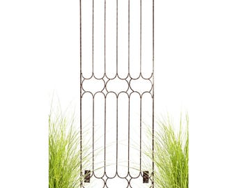 H Potter Iron Garden Trellis, Wall Art with Mounting Brackets