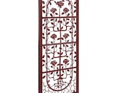 H Potter Trellis Rose Trellis Screen Privacy for Patio Deck Balcony, Metal 82 Inches Tall, Indoor Outdoor Heavy Duty Iron With Wall Brackets