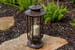 H Potter Large Candle Lantern 23' Tall Decorative Glass Hurricane Holder, Cast Iron Rustic, Indoor Outdoor Lighting, Deck Pool Patio, Gift 