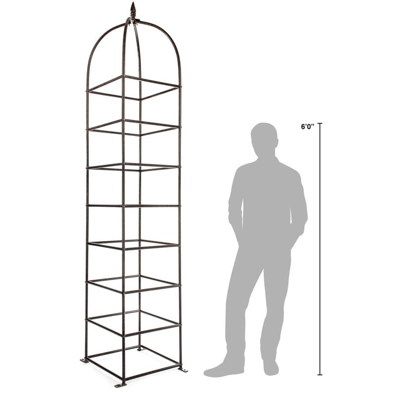 H Potter Garden Trellis 8.5 Foot Tall Obelisk Iron Large for Etsy
